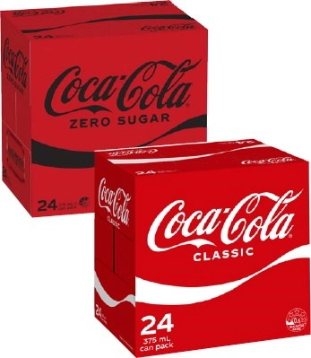 Coca-Cola Soft Drink 24x375mL