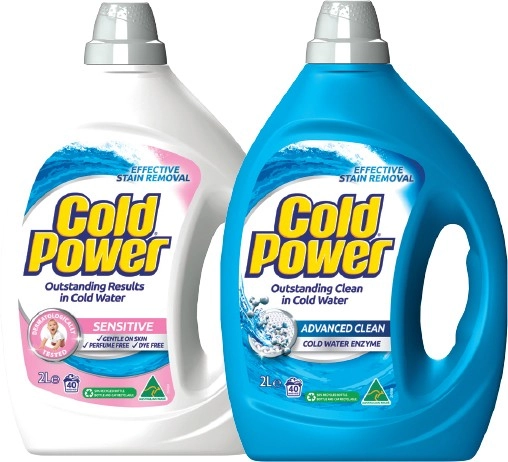 Cold Power Laundry Liquid 2 Litre