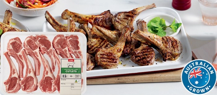 Coles Australian Lamb Cutlets