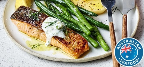 Coles Tasmanian Fresh Salmon Portions Skin On