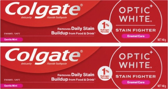 Colgate Optic White Enamel Care Toothpaste 140g