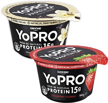 Danone YoPro Protein Yoghurt 160g