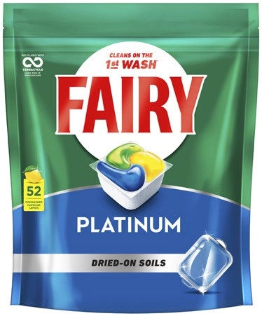 Fairy Platinum Dishwashing Tablets 52 Pack