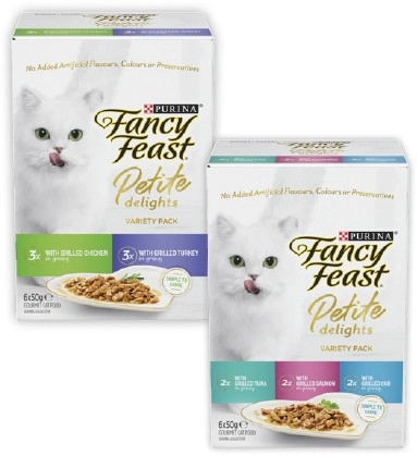 Fancy Feast Petite Delights Cat Food 6x50g