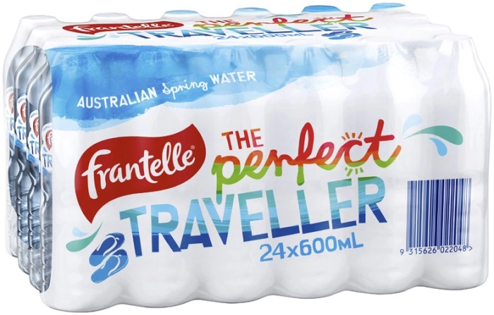 Frantelle Natural Spring Water 24x600mL