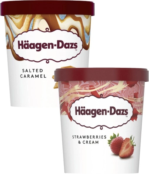 Häagen Dazs Tubs 420mL-457mL