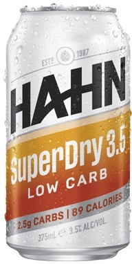 Hahn Super Dry 3.5 Block Cans 30x375mL