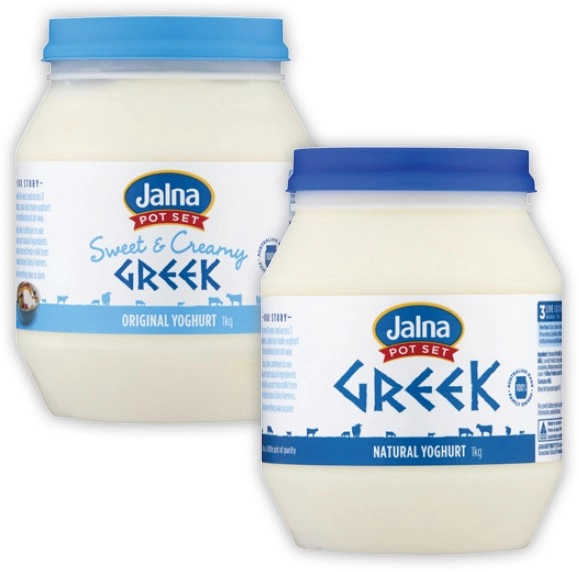 Jalna Greek Yoghurt 1kg