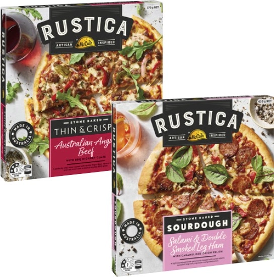 McCain Rustic Pizza 335g-445g