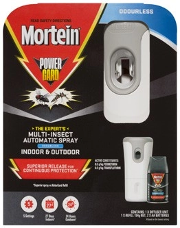 Mortein PowerGard Multi-Insect Indoor & Outdoor Automatic Spray 1 Pack