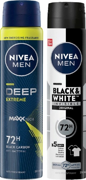 Nivea Antiperspirant Aerosol Deodorant 250mL