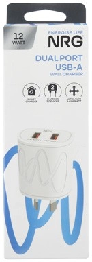 NRG Dual USB C Wall Charger 1 Each