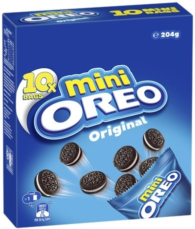 Oreo Multipack Mini Cream Biscuits 204g