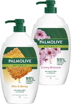 Palmolive Naturals Body Wash 1 Litre