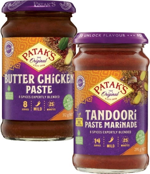 Patak's Curry Paste 283g-312g