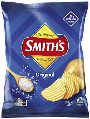 Smith's Crinkle Cut Potato Chips 150g-170g