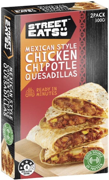 Street Eats Quesadillas 2 Pack 300g