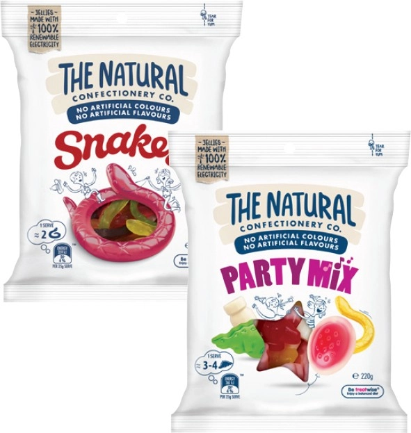 The Natural Confectionery Co. 130g-230g