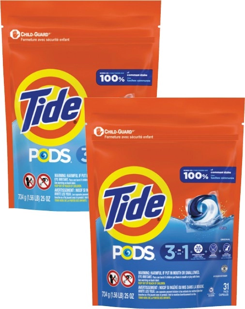 Tide Laundry Capsule Pods 31 Pack