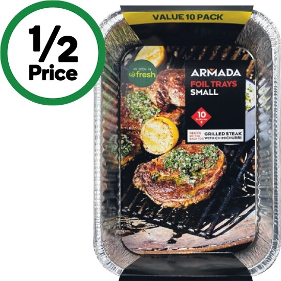 Armada Foil Trays Small Pk 10