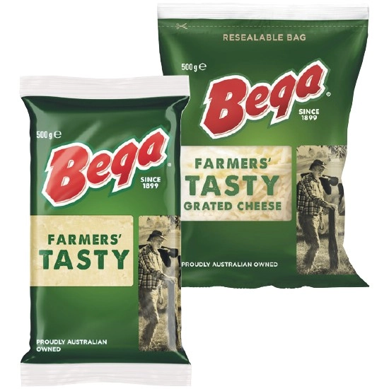 Bega Block or Grated Cheese 500g