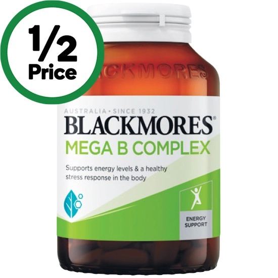 Blackmores Mega B Complex Tablets Pk 200~