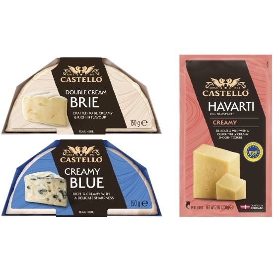 Castello Varieties 150-200g – From the Deli – Excludes Castello Double Cream Truffle Brie 150g & Castello Cheddar 200g