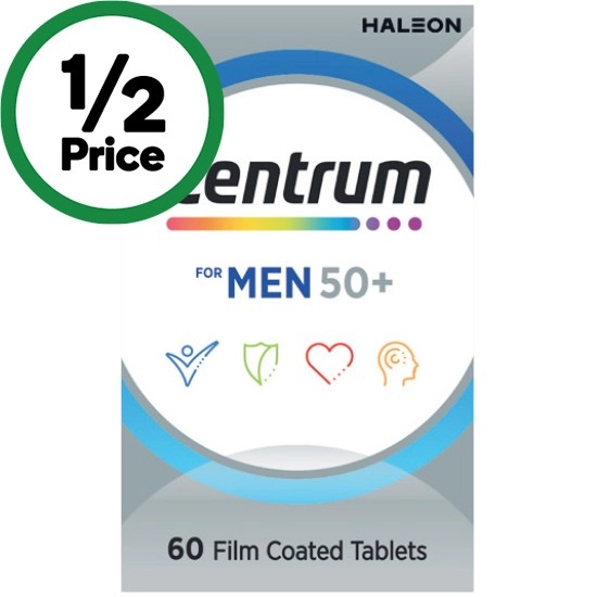 Centrum for Men 50+ Tablets Pk 60~