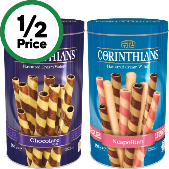 Corinthians Cream Wafers 350g