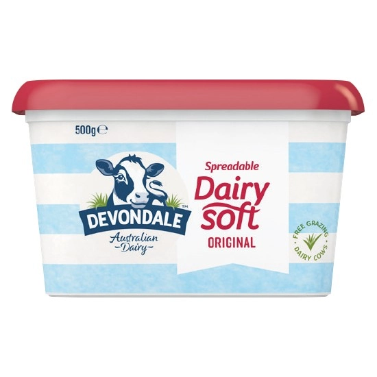 Devondale Butter Dairy Soft 500g