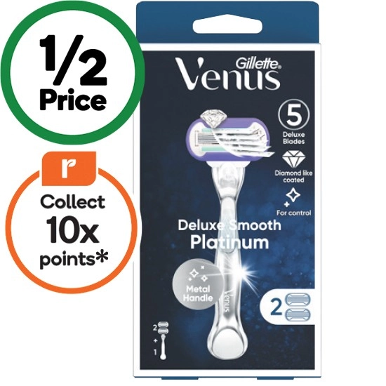 Gillette Venus Deluxe Smooth Platinum Razor