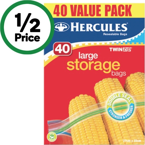 Hercules Twin Zip Storage Bag Large Pk 40