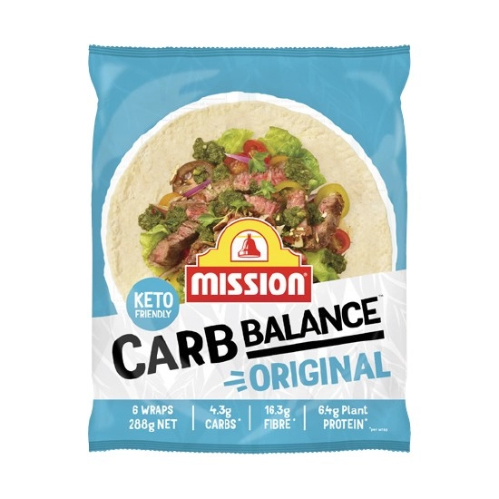 Mission Carb Balance Wrap Varieties 288g Pk 6