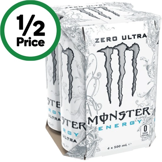 Monster Energy Drink 4 x 500ml