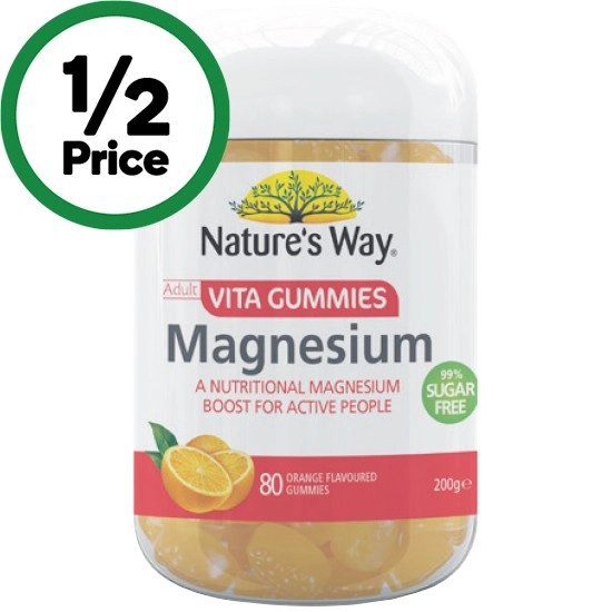 Nature's Way Magnesium Vita Gummies Pk 80~