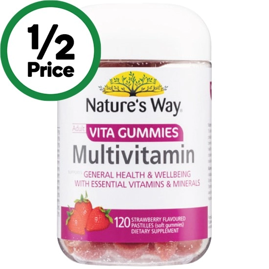 Nature's Way Multivitamin Vita Gummies for Adults Pk 120~