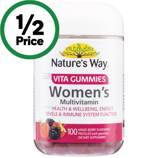 Nature's Way Women's Multivitamin Vita Gummies Pk 100~