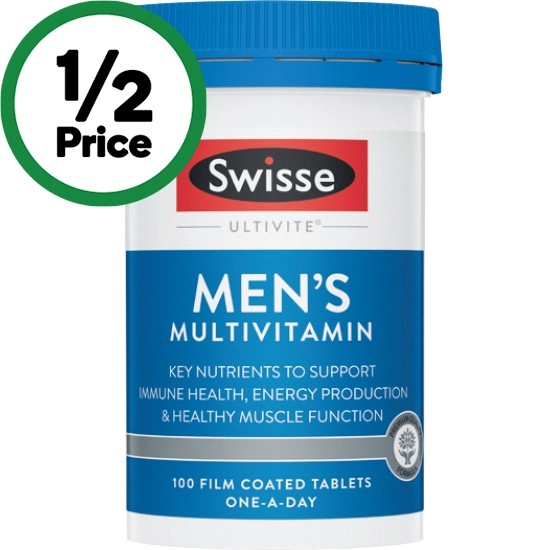 Swisse Ultivite Men's Multivitamins Tablets Pk 100~