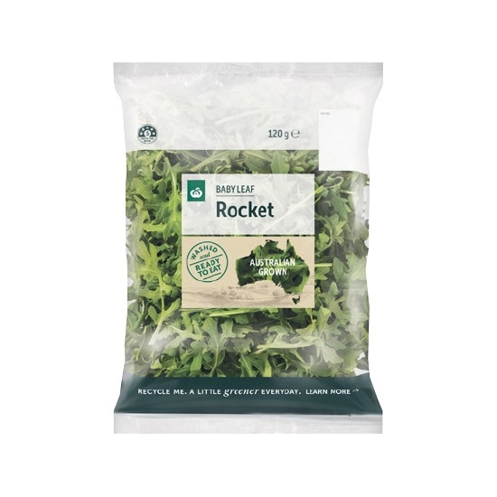 Woolworths Australian Baby Leaf Rocket 120g Pack