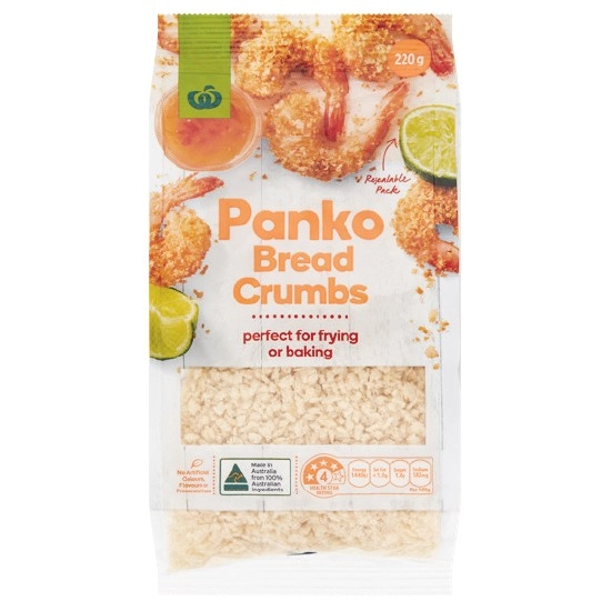 Woolworths Panko Bread Crumbs 200-220g