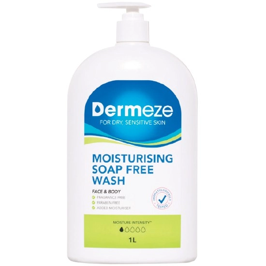 Dermeze Moisturising Soap Free Wash 1 Litre