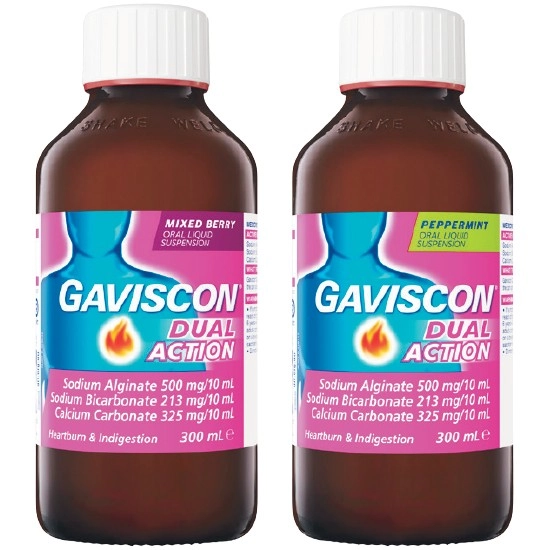 Gaviscon Dual Action Heartburn & Indigestion Liquid 300ml†