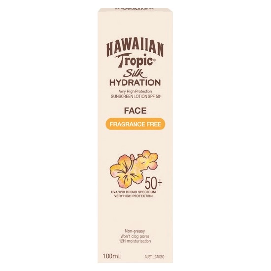 Hawaiian Tropic Silk Hydration Face Sunscreen Lotion SPF50+ 100ml#