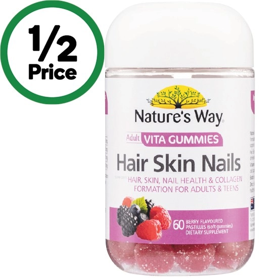 Nature’s Way Hair Skin Nails Vita Gummies Pk 60*