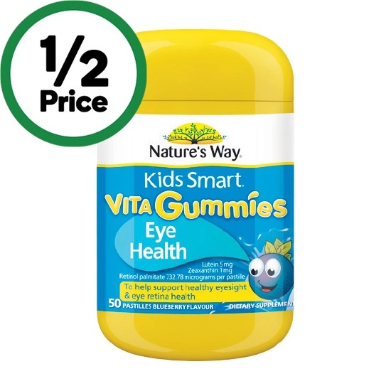 Nature’s Way Kids Smart Vita Gummies Eye Health Pk 50†