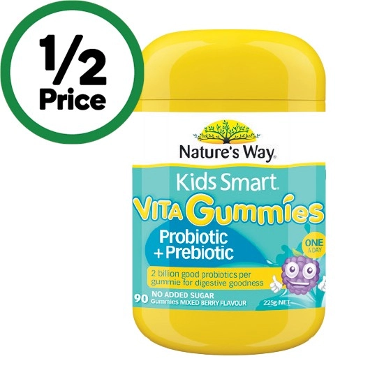 Nature’s Way Kids Smart Vita Gummies Probiotic + Prebiotic Pk 90†