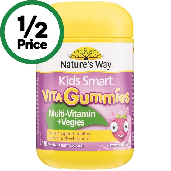 Nature’s Way Kids Vita Gummies Multi-Vitamin Pk 120*