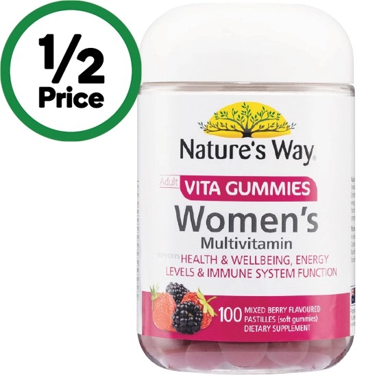 Nature’s Way Women’s Multivitamin Vita Gummies Pk 100*