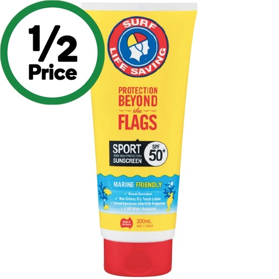 Surf Life Saving Sport Sunscreen SPF50+ 200ml#