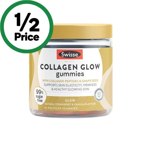 Swisse Beauty Collagen Glow Gummies Pk 45†